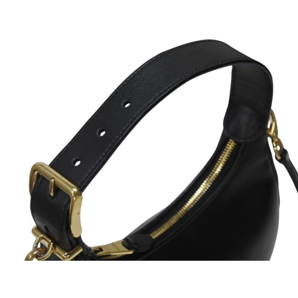 Miu Miu hobo shoulder leather handbag Miu bag black - Picture 5 of 10